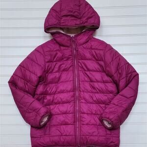 Lands End Reversible Insulated Fleece Jacket/Coat